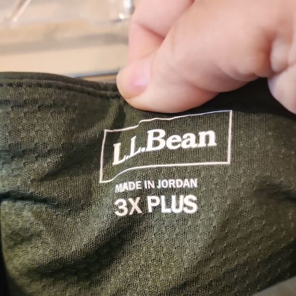 L.L. Bean Dark Green Leggings 3X Plus - Picture 2 of 6